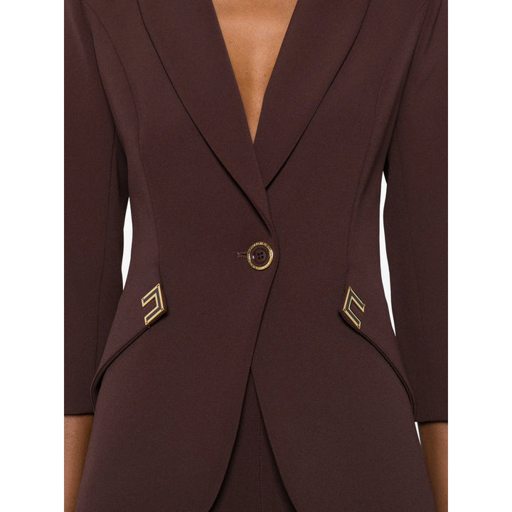 Elisabetta Franchi Jackets - Brown | 91ab97f2060b1fb22861b4f298288937b9c5dfe7
