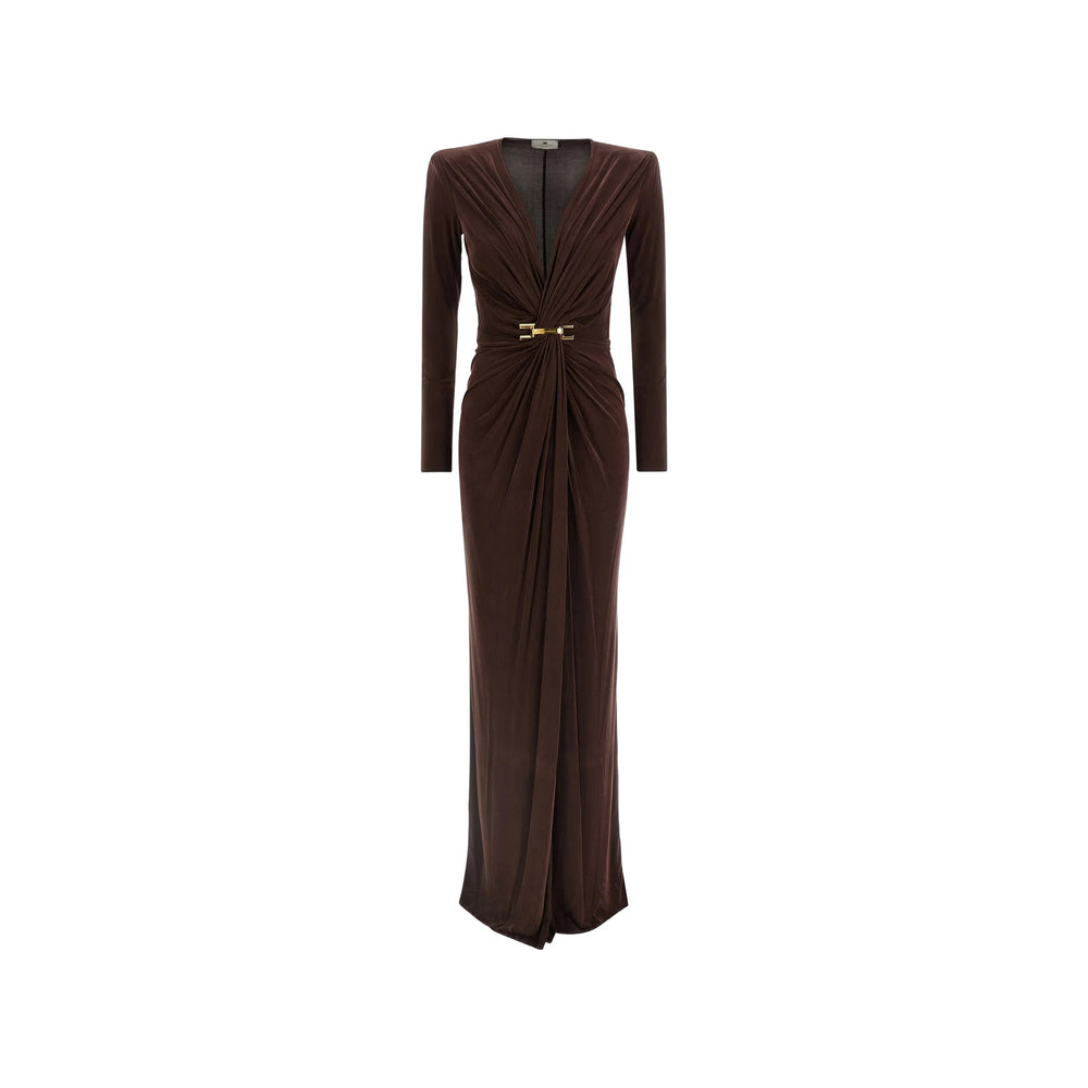 Elisabetta Franchi Dresses - Brown | 1fbb88d15af7dda38733f4c5dc89f4eb0b19e478