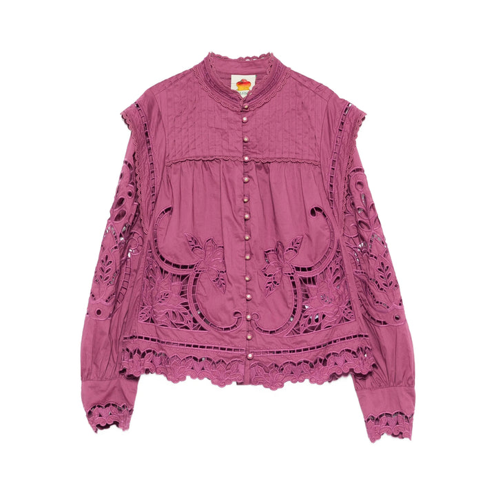 Farm Rio Shirts - Purple | df074ab7691969e691ba4b2e95db3a2c0a29bb7a