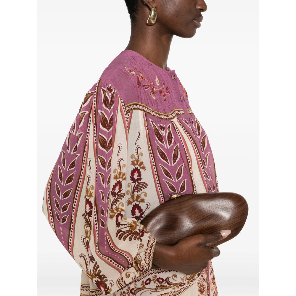 Farm Rio Shirts - Purple, Neutral | 09e6b9325d05221c2df6ccde71ad6da87f183595