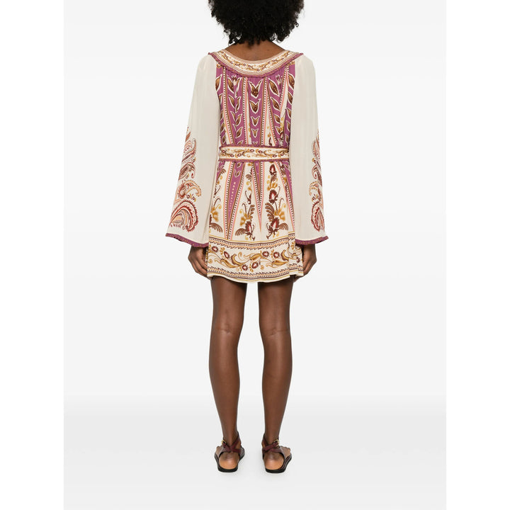 Farm Rio Dresses - Neutral, Purple | 2da7cbdeb5c66d05f4be4de4f258859a92547f76