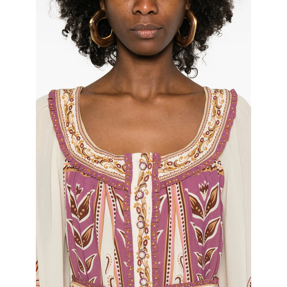 Farm Rio Dresses - Neutral, Purple | 7819d72c81742db637e3b4f608dedc2e974607aa