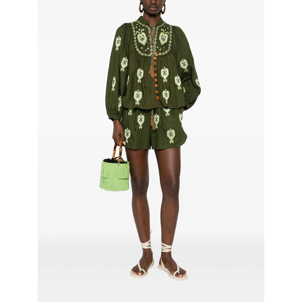 Farm Rio Shirts - Green | 99ed1ad8e509f3c6339487ee98b79d7003c6bb89