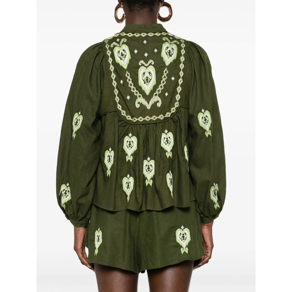 Farm Rio Shirts - Green | 3637835ae1bf67d75c120dd201658644c5a74e37