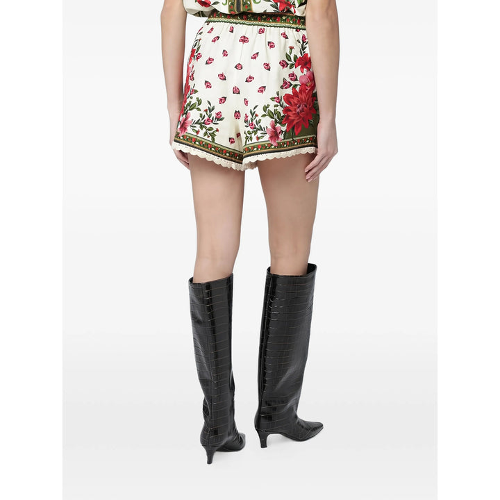 Farm Rio Shorts - Neutral, Red | c680c5a7dbfb63802ea2c54812dc14083ab249f2