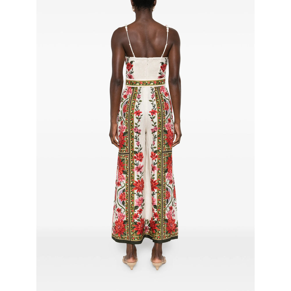 Farm Rio Jumpsuits - Neutral, Green | 43ca27750048aa4efd49ea4fd9573c44f334bc7d