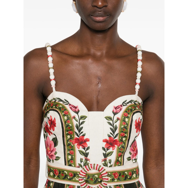 Farm Rio Jumpsuits - Neutral, Green | 55ba5584a4cef701ba28dcd1c7b9ba6d9eb06da5