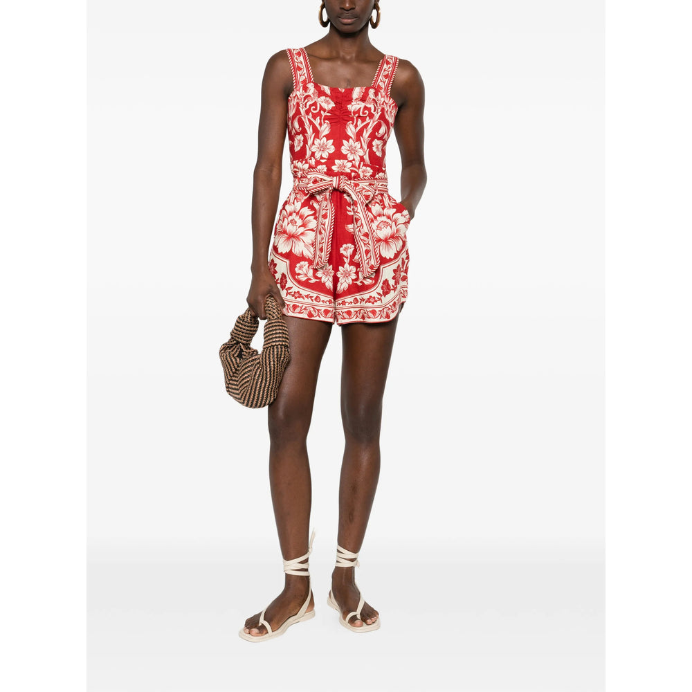Farm Rio Dresses - Red, White | 6cfbfa51a906c001597caaa9895f9181fd9cf1c9