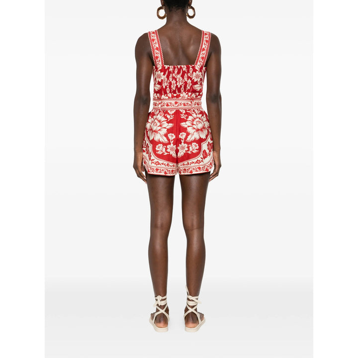 Farm Rio Dresses - Red, White | 44b5bf64aa87044ffe80bf9f5c11e3ff77b599bc