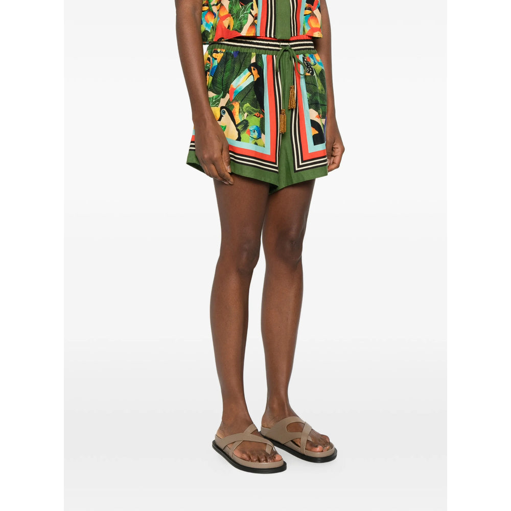 Farm Rio Shorts - Green | 1e3ce7e04a4a48502d4fdea58e206dcad9647f5a