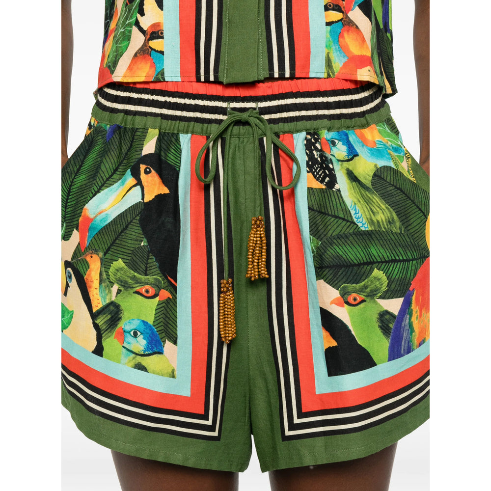 Farm Rio Shorts - Green | acee2179cf9911beb986b00dd2c18293743307a8