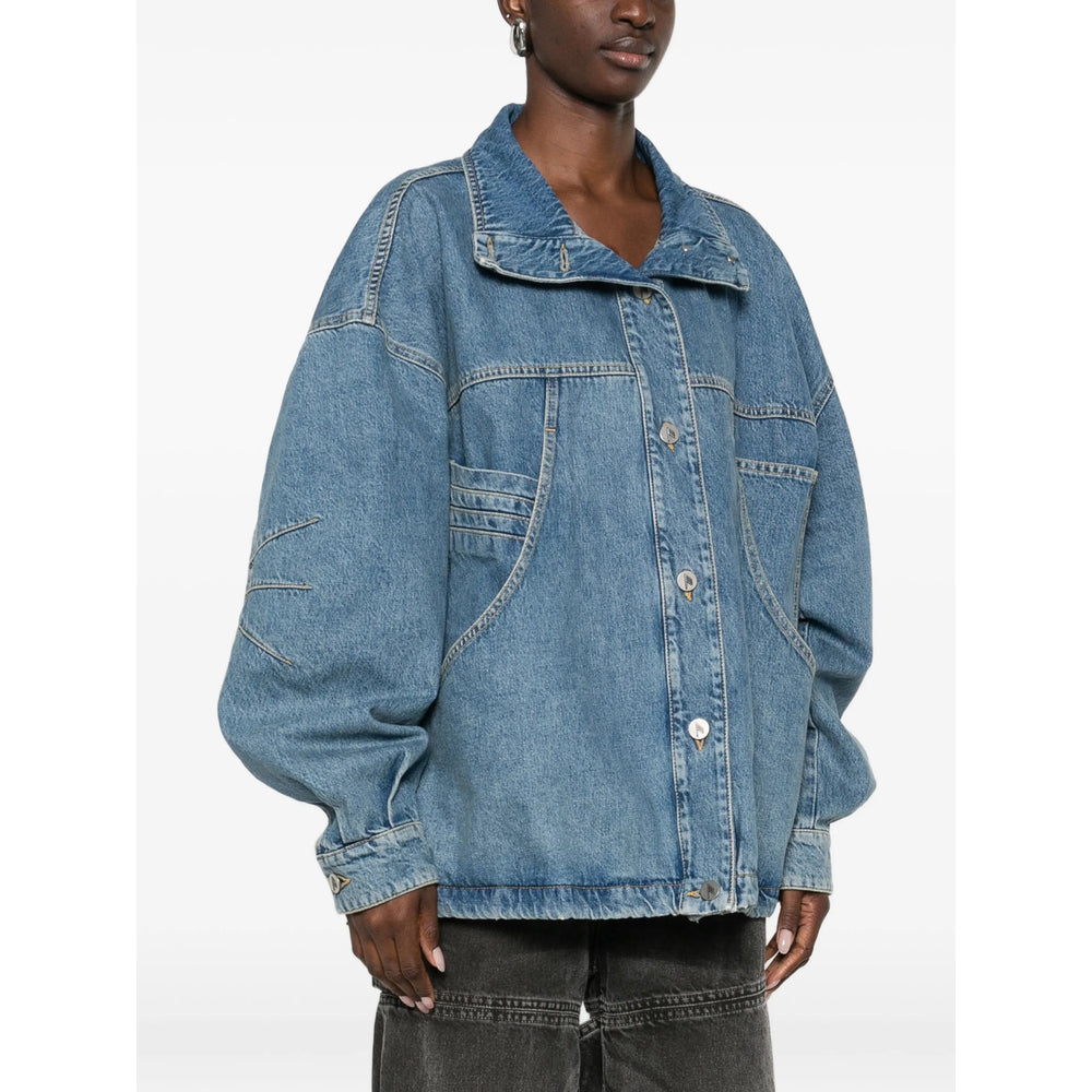 The Attico Outerwears - Blue | 0c8173f335a2323a06984865bff0cf1a89a6cdae