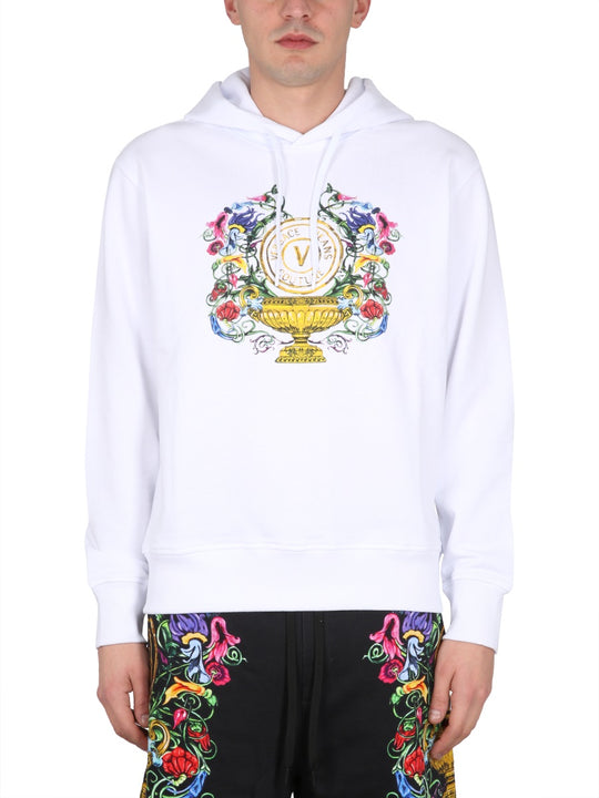 Sweatshirt With Logo Print