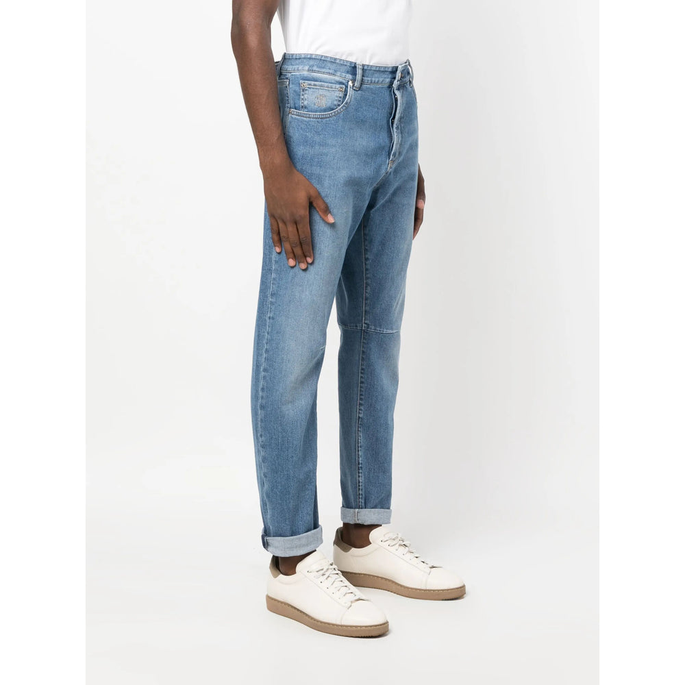 Brunello Cucinelli Pants - Blue | cf94a98b894c7e88b1548f59c7af9526ffbbd54d