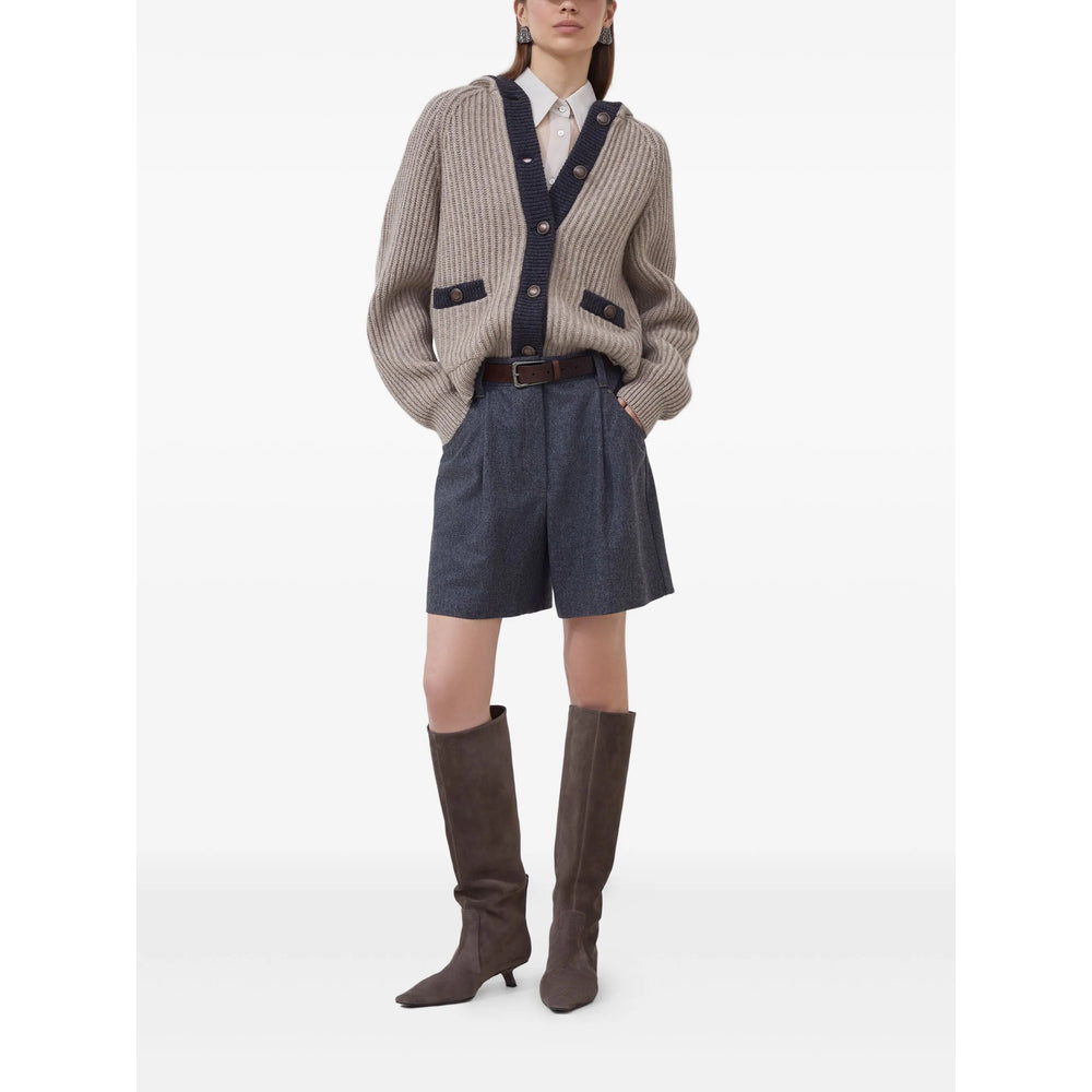 Brunello Cucinelli Sweaters - Neutral, Black | 510238e38665ba7389e03aec19ac4f2ce01d584b