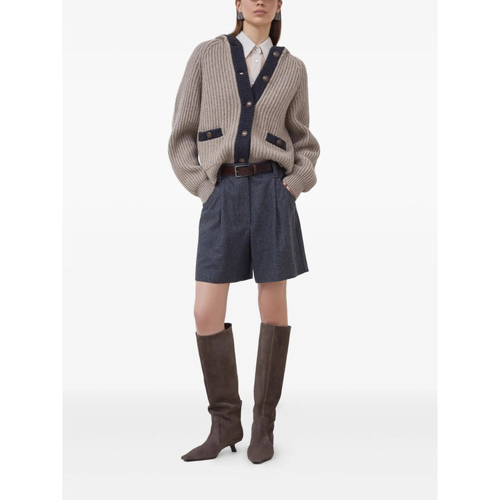 Brunello Cucinelli Sweaters - Neutral, Black | 510238e38665ba7389e03aec19ac4f2ce01d584b