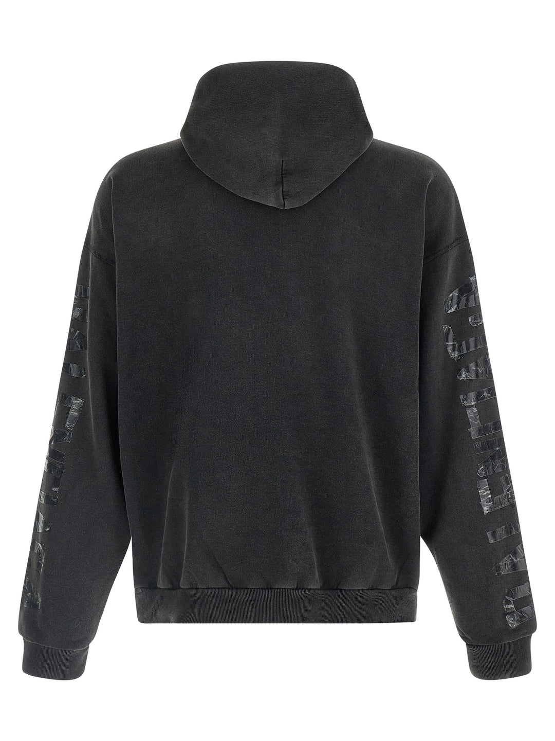 Balenciaga Transparent Tape Sweatshirt - Black | de9f618269c8e521f270816301978b3d34db61a4