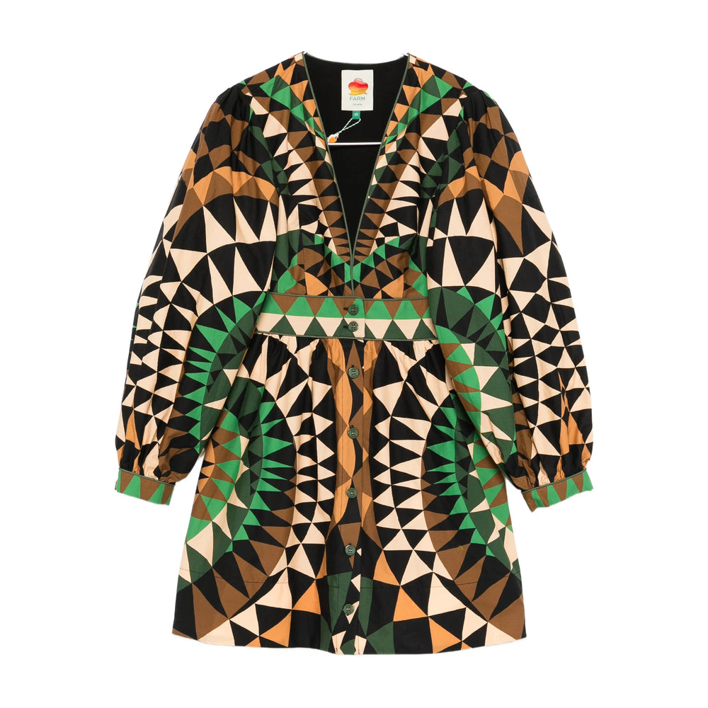 Farm Rio Shirts - Black, Green | 6069ffd8c93eb845961b736c6813ba124f0bb33a