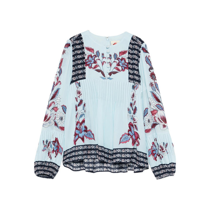 Farm Rio Shirts - Blue, Black | e45b5681c647b2441cef29fb8c8166a2c95d0320