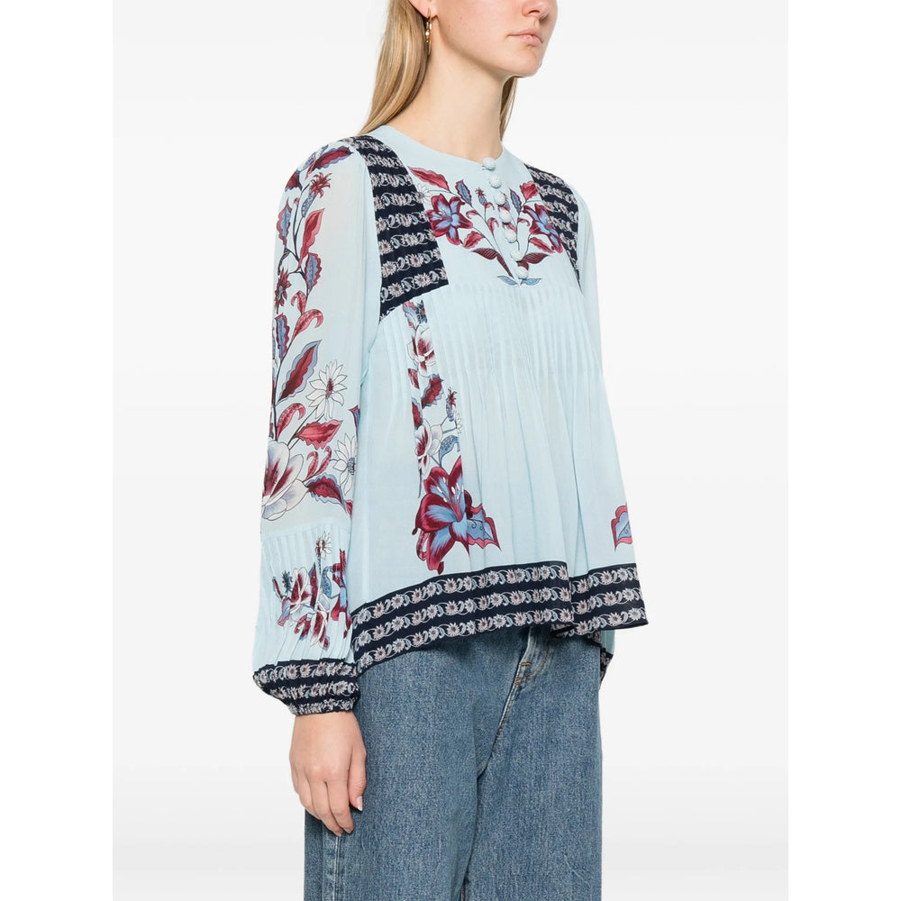 Farm Rio Shirts - Blue, Black | 9c05b4913c637b06f6c0f34d99e5e133e3a98e9d