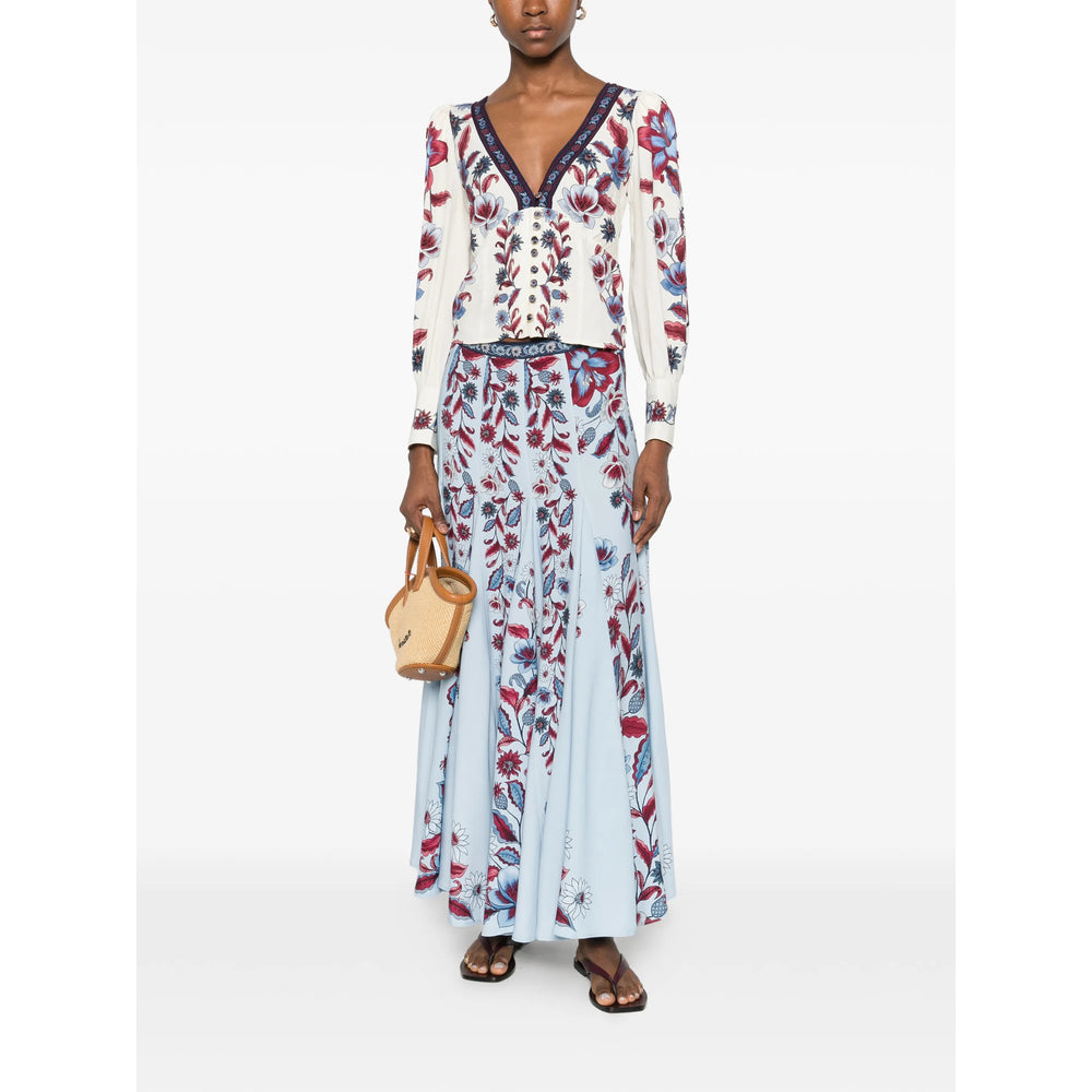 Farm Rio Skirts - Blue, Red | b341e6609bbe2586fc6b7d3973f693a8e27e6046