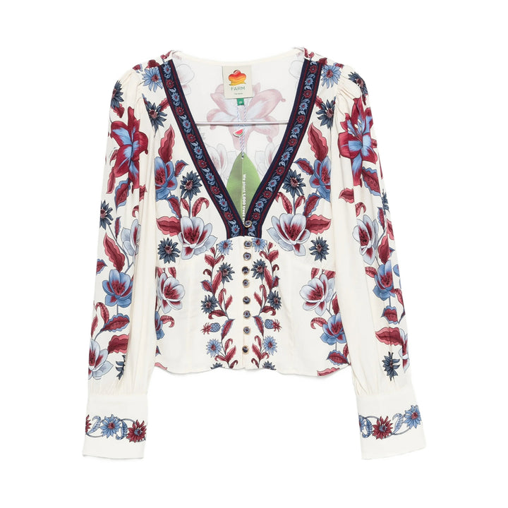 Farm Rio Shirts - White | 5d345c3b11d4166a68ea60270a3e7c9239593f76