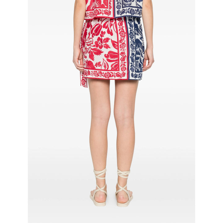Farm Rio Skirts - Blue, Red | f113ddfdbe5cdd276c74c194c5a9f11999b9d7ed