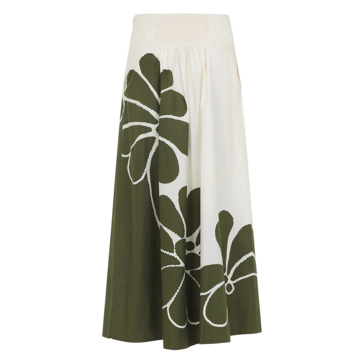 Farm Rio Skirts - White, Green | 63e9e3a8764bd2739ae9786d002b41b08f242c59