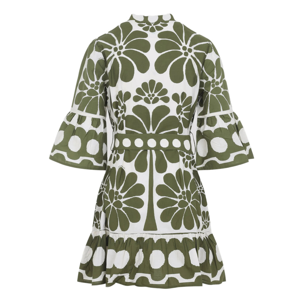 Farm Rio Dresses - Green, White | 4fabd726bf67a7b25129004e2900a9512da61901