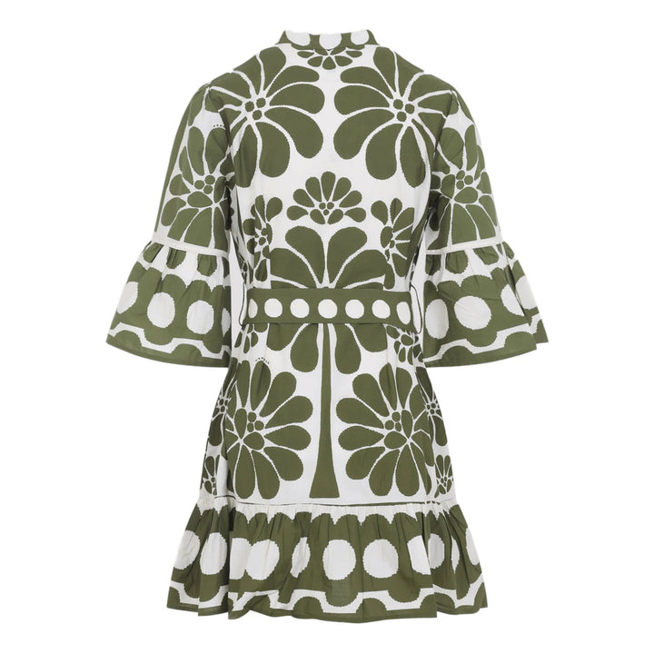 Farm Rio Dresses - Green, White | 4fabd726bf67a7b25129004e2900a9512da61901