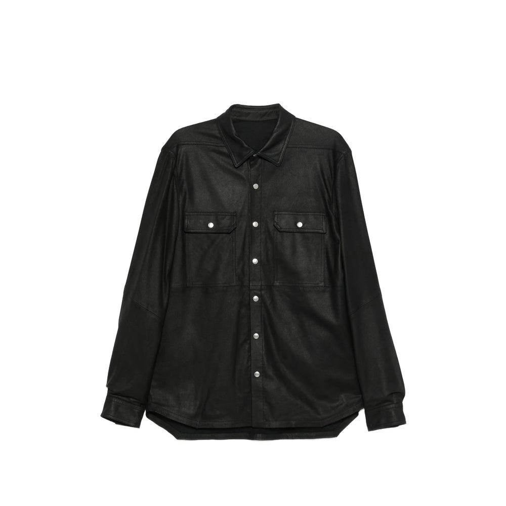 Rick Owens Leather Outerwears - Black | cf3f12b9711feef9187413efaa30f3e343e6e20d