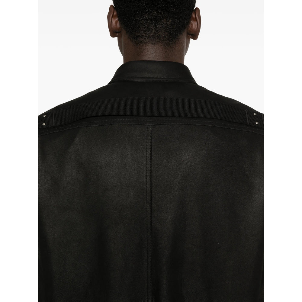 Rick Owens Leather Outerwears - Black | 7c86009f17b78e1795cc8f3d97b7bd0a7c8e101f