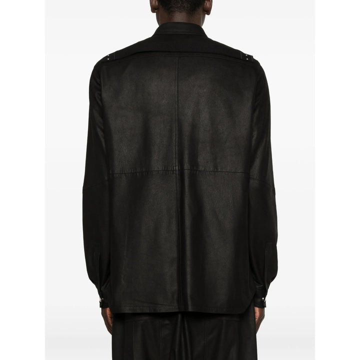 Rick Owens Leather Outerwears - Black | cf504c33761e48865a4da416b7f30fa114088aa9