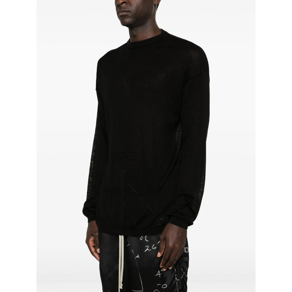 Rick Owens Sweaters - Black | 3b706c91b1863ee26dd175f257b472bdd659ef99