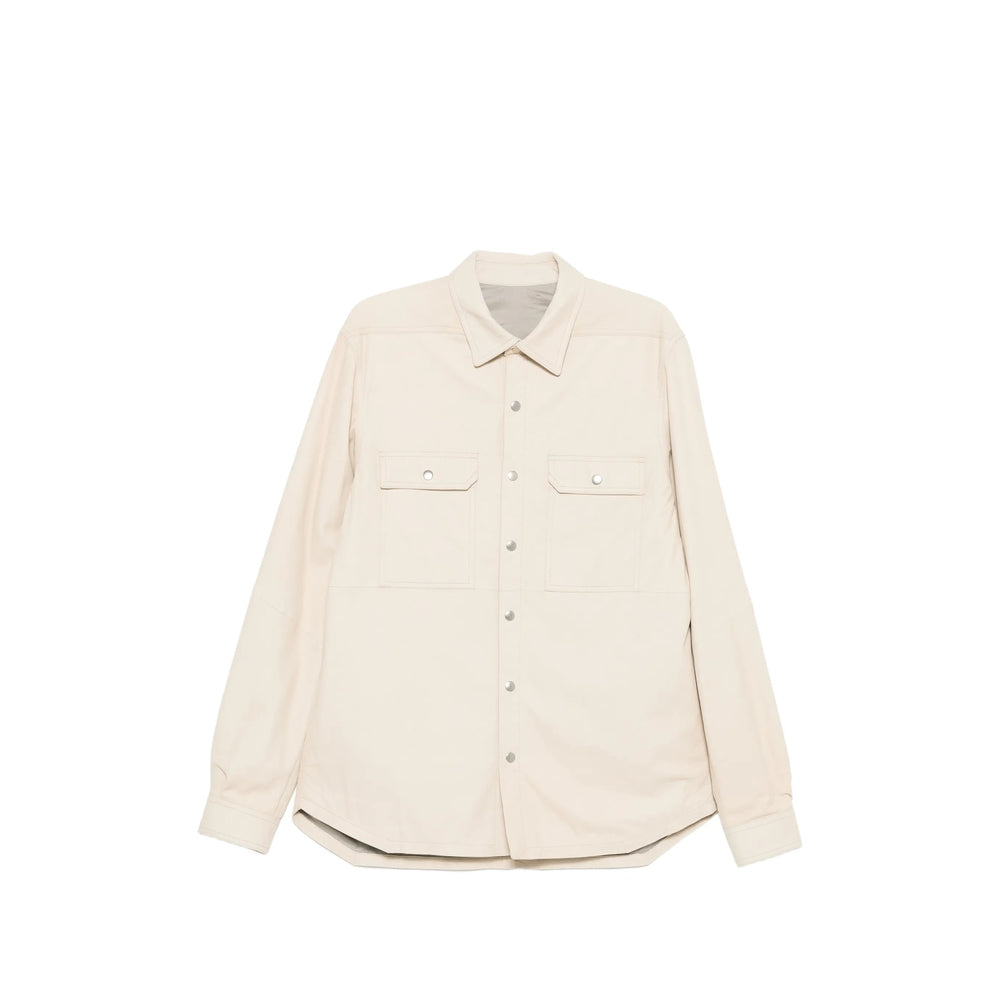 Rick Owens Leather Outerwears - Neutral | 44289844fc42f523cc3079a6edea17c68810d866