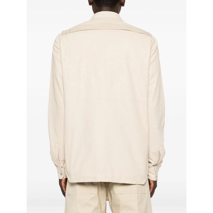 Rick Owens Leather Outerwears - Neutral | 166df923edf791eeda3cbd797f8426a07d4d09a5