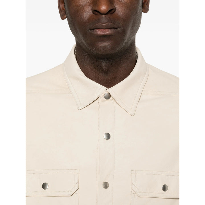 Rick Owens Leather Outerwears - Neutral | d43335368bf69a8f4ca772b4bf3bc6600a6bf6f4
