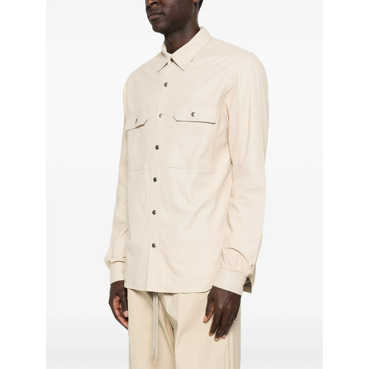 Rick Owens Leather Outerwears - Neutral | c9559aae32987481509f208782e3794b8748ffb4