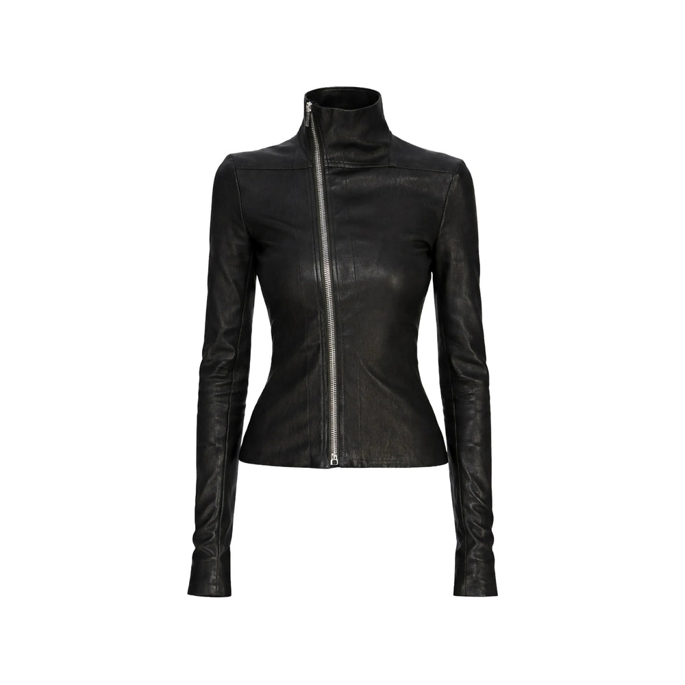 Rick Owens Leather Outerwears - Black | 384c1416f9d61c001e2fb048ec87f6f7abcd7ec3