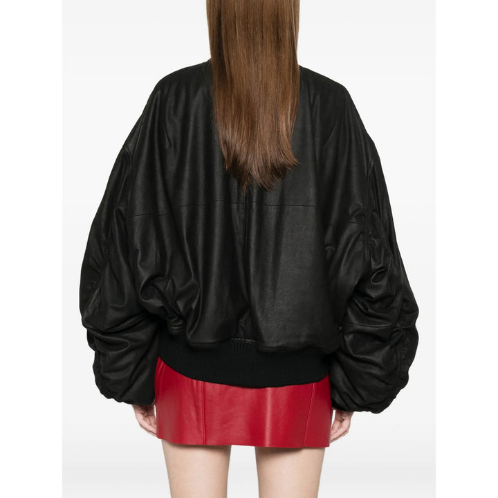Rick Owens Leather Outerwears - Black | fc23804f1b120130f34a92d3c3163983a8de678c