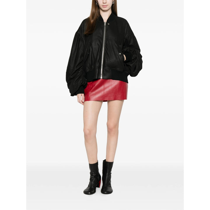 Rick Owens Leather Outerwears - Black | 1cff69e0e45369ad082db01ee10309292247e994