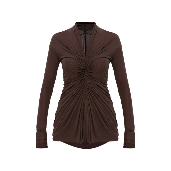 Rick Owens T Shirts - Brown | d6c435f24f8c90c440b37d94215ac3e7a2d0dff4