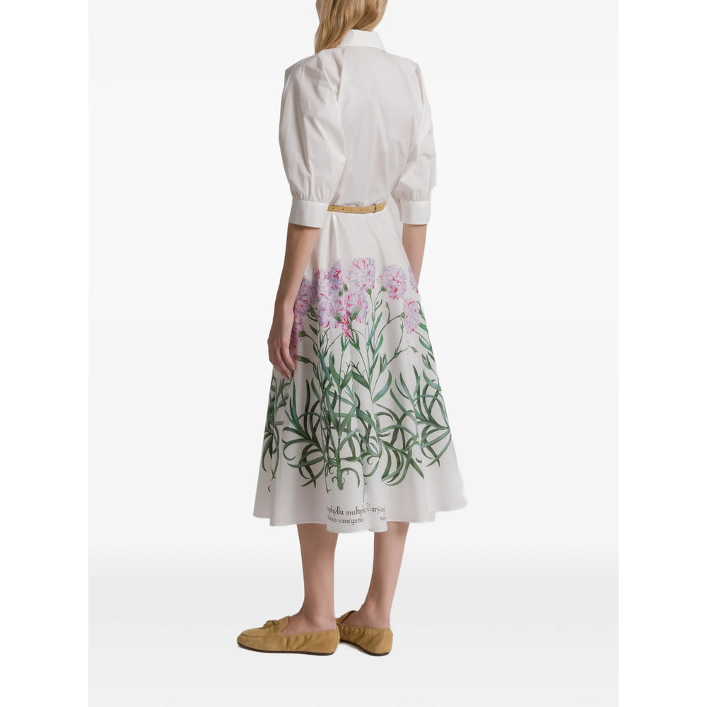 Alberta Ferretti Dresses - White, Green | 435e7bd6c53af3a6ccaf1e4fade45cfd788784ae