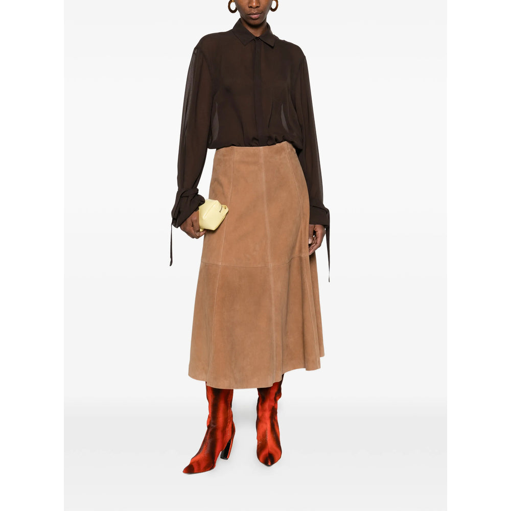 The Frankie Shop Shirts - Brown | 5154e33e69d6e9de795ac045ad548ea942e953d8