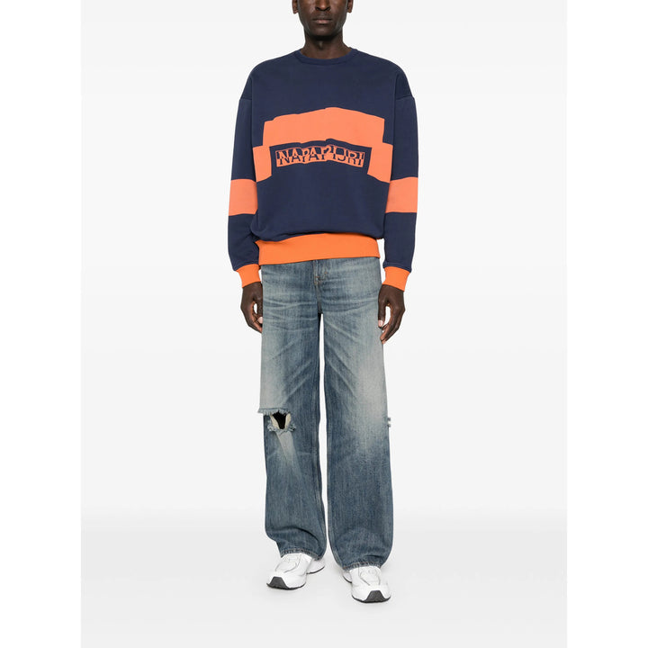Napapijri T Shirts - Blue, Orange | 3490b50bca068362147b8f3e7ae7e1823dd809c8