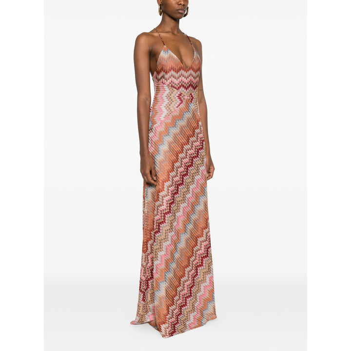 Missoni Dresses - Brown, Pink | 08432de91a51d959113a48d292e810b4184ccdc5