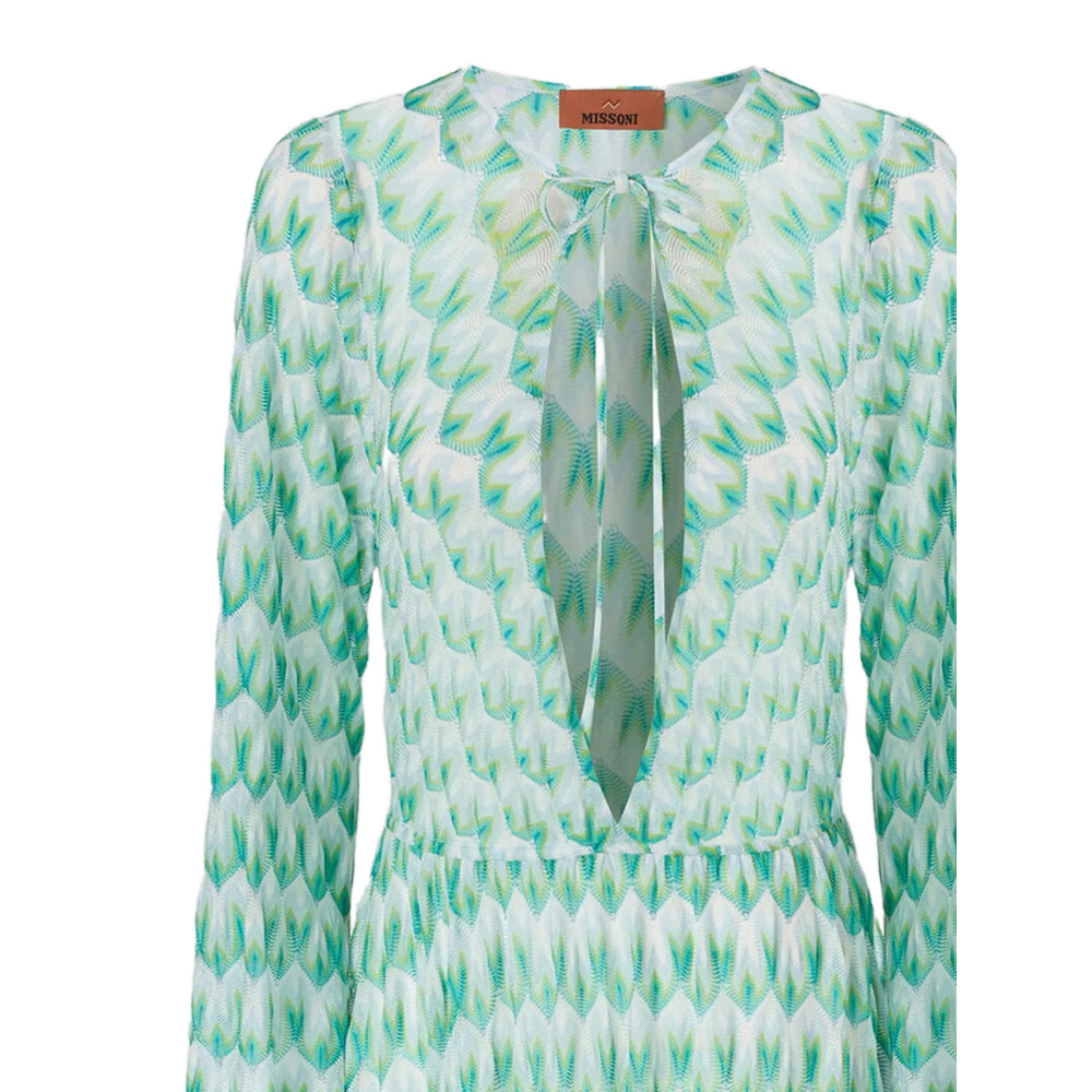 Missoni Dresses - White, Green | 50a97dddda573f7252470f261573d2f4a86455ca