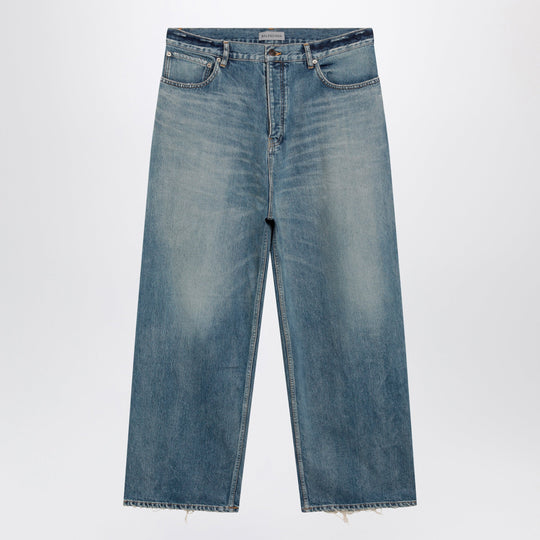 Baggy Jeans In Blue Cotton Denim