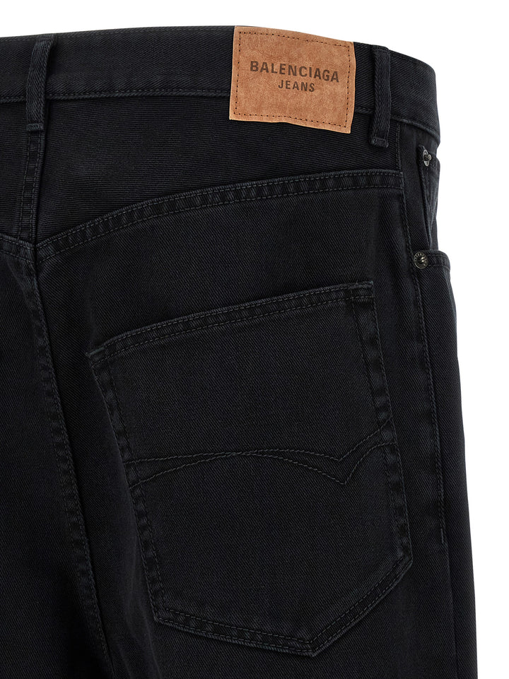 Balenciaga Baggy Jeans - Black | 25c77624411e5e11915e7e3704b7d63c3c572de7