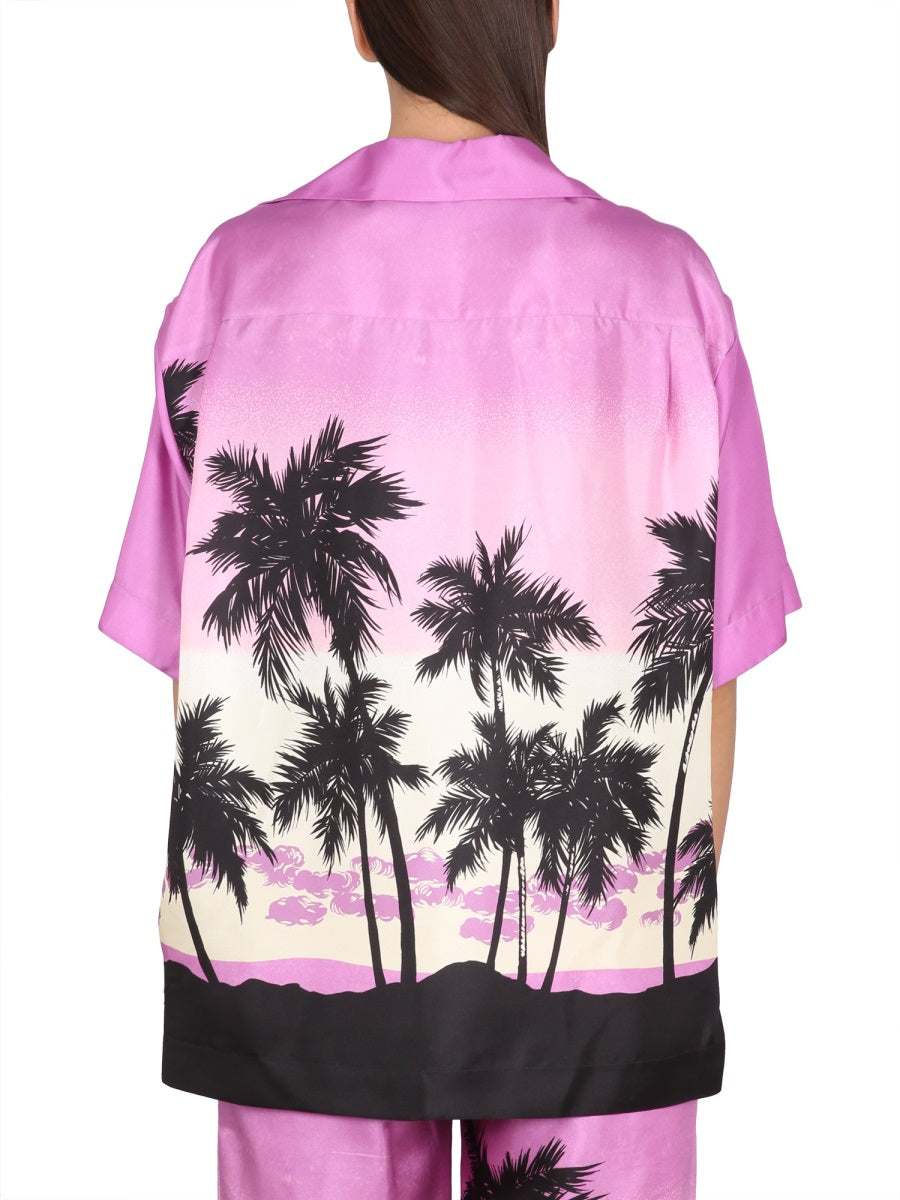 Palm Angels Shirts - Purple | Wanan Luxury